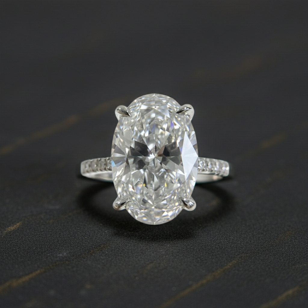 The Oval Solitaire Engagement Ring - 2.80ct