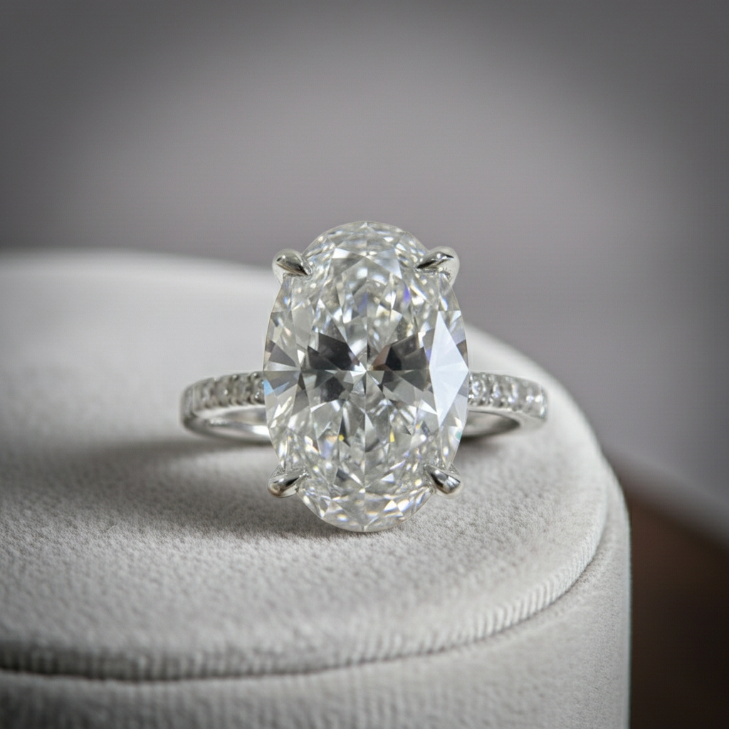 The Oval Solitaire Engagement Ring - 2.80ct