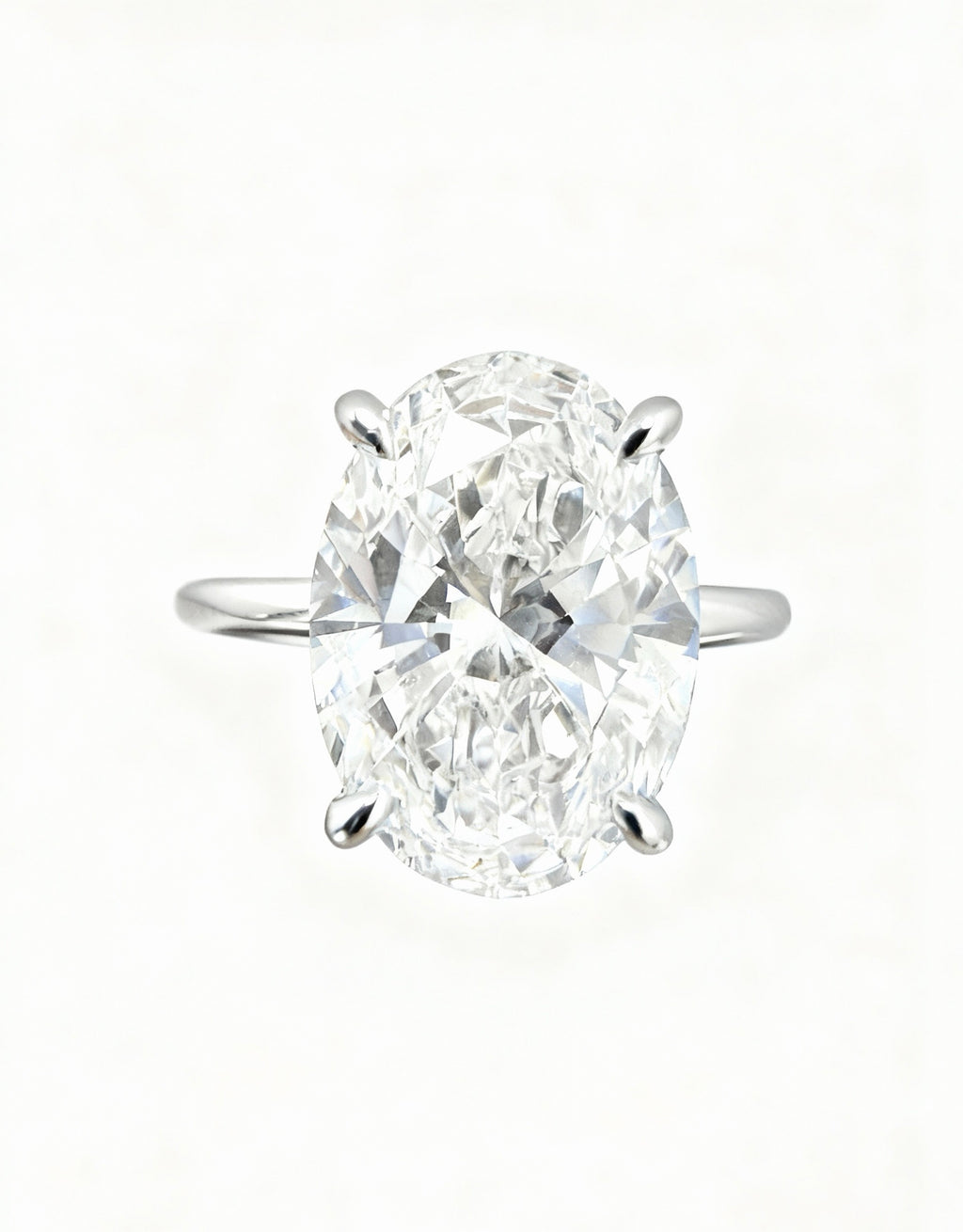 The Oval Classic Solitaire Engagement Ring - 2.00ct