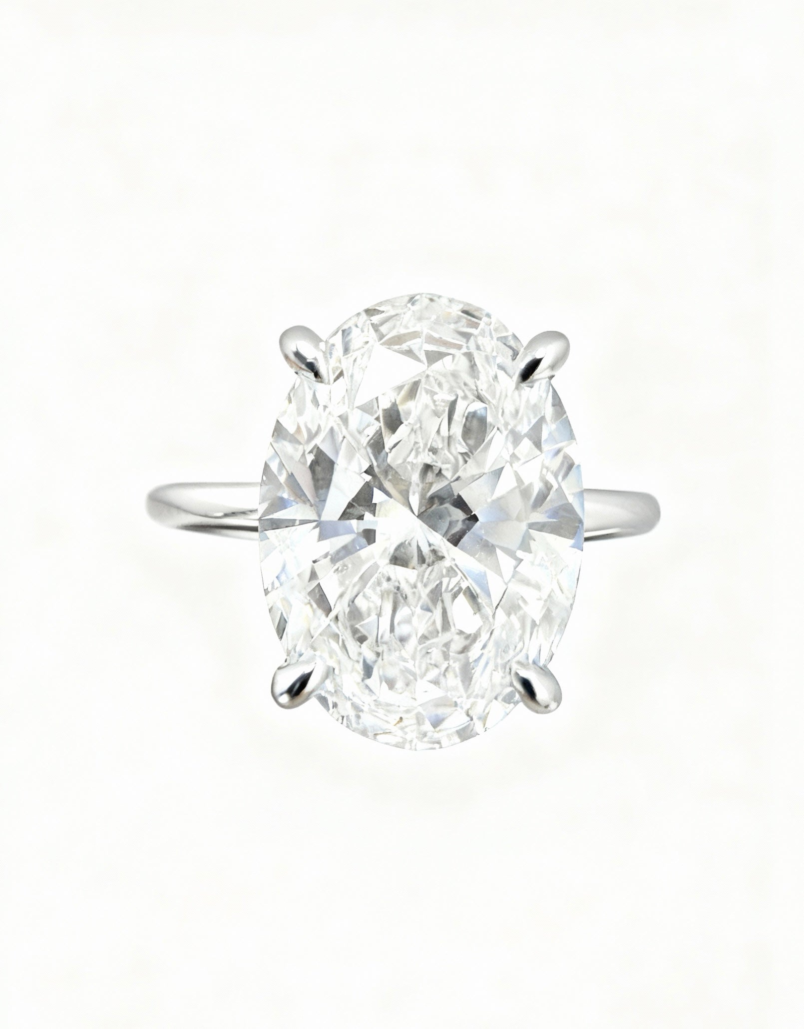 The Oval Classic Solitaire Engagement Ring - 2.00ct