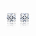 Round Cut Diamond Stud Earrings - 3.00ct