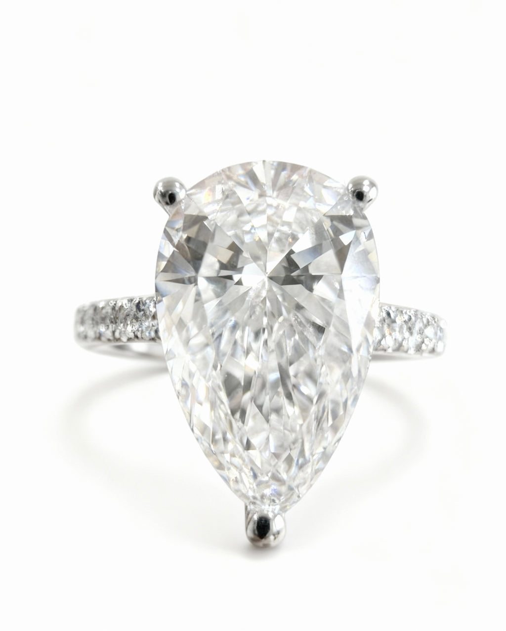 The Pear Solitaire Engagement Ring - 2.20ct