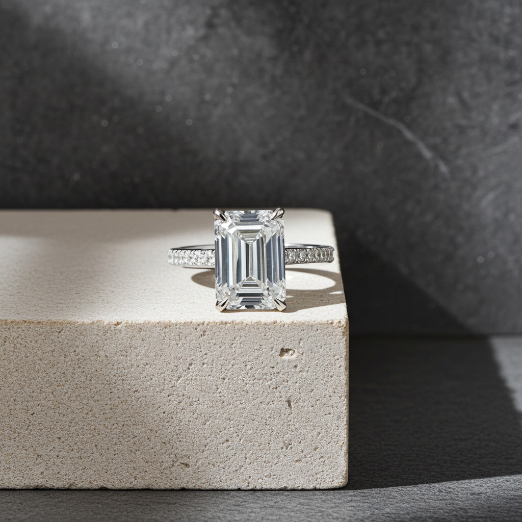 The Emerald Solitaire Engagement Ring - 2.20ct