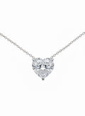 Heart Solitaire Necklace - 1.50ct