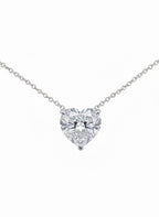 Heart Solitaire Necklace - 1.50ct