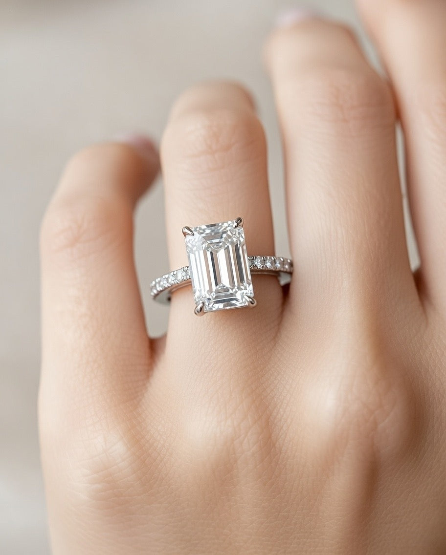 The Emerald Solitaire Engagement Ring - 2.20ct