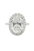 The Oval Halo Engagement Ring - 2.80ct