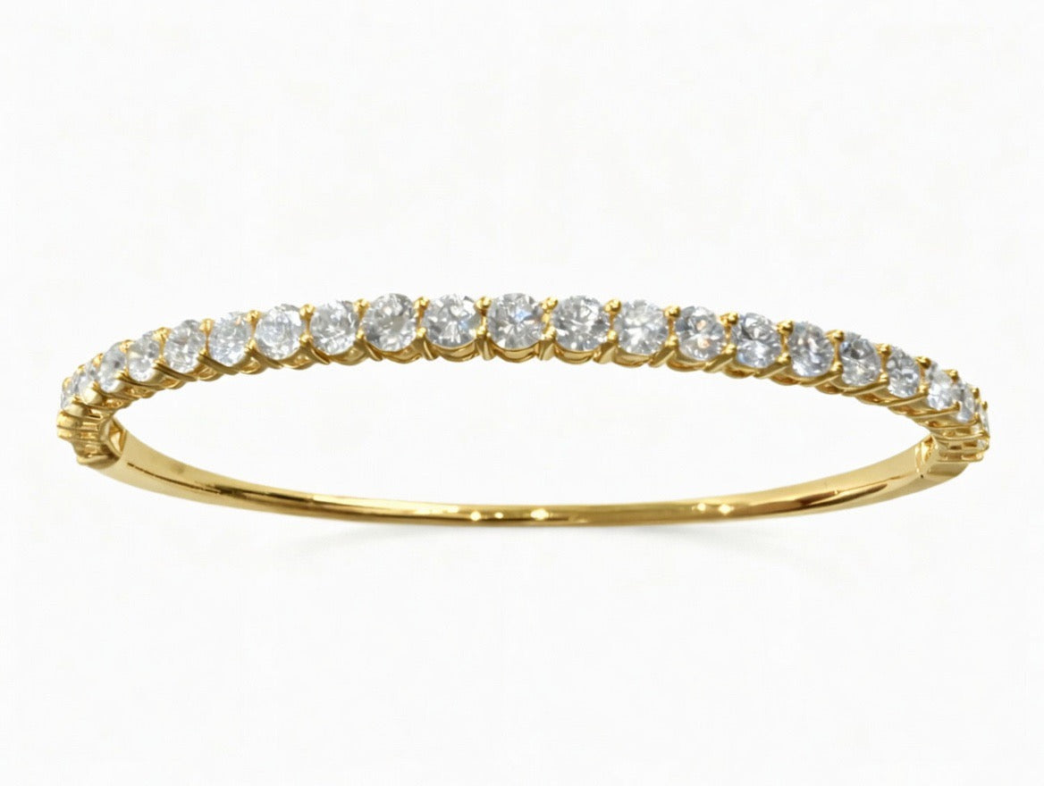 Round Diamond Bangle - 3.00ct