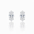 Marquise Cut Diamond Stud Earrings - 2.00ct