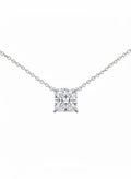 Princess Solitaire Necklace - 1.50ct