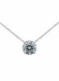 Round Solitaire Necklace - 1.50ct