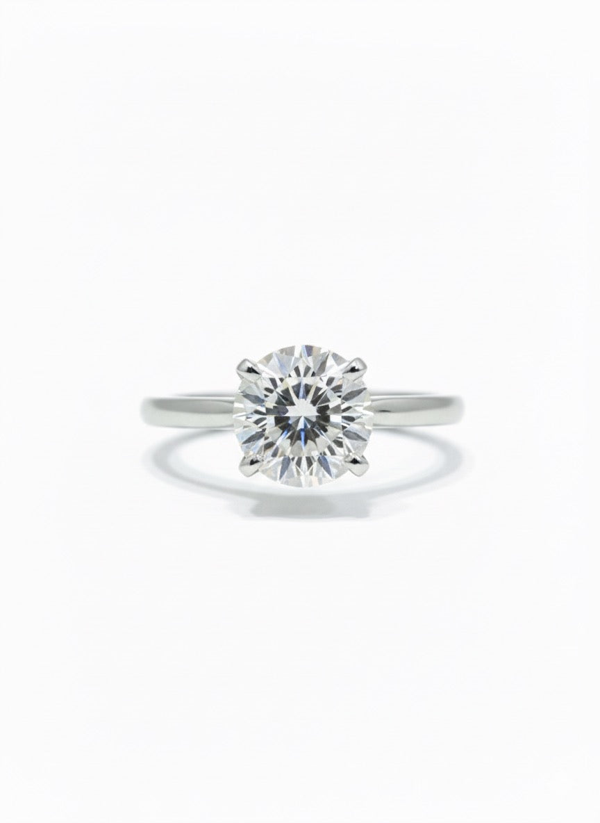 The Round Classic Solitaire Engagement Ring - 2.00ct
