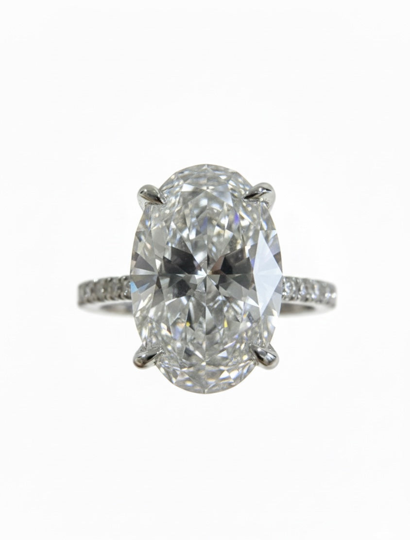 The Oval Solitaire Engagement Ring - 2.80ct