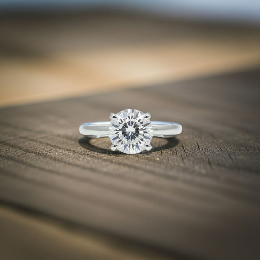 The Round Classic Solitaire Engagement Ring - 2.00ct