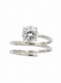 Spiral Round Diamond Ring - 1.00ct