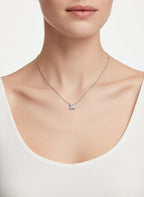 Emerald Solitaire Necklace - 1.50ct