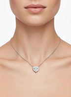Heart Solitaire Necklace - 1.50ct