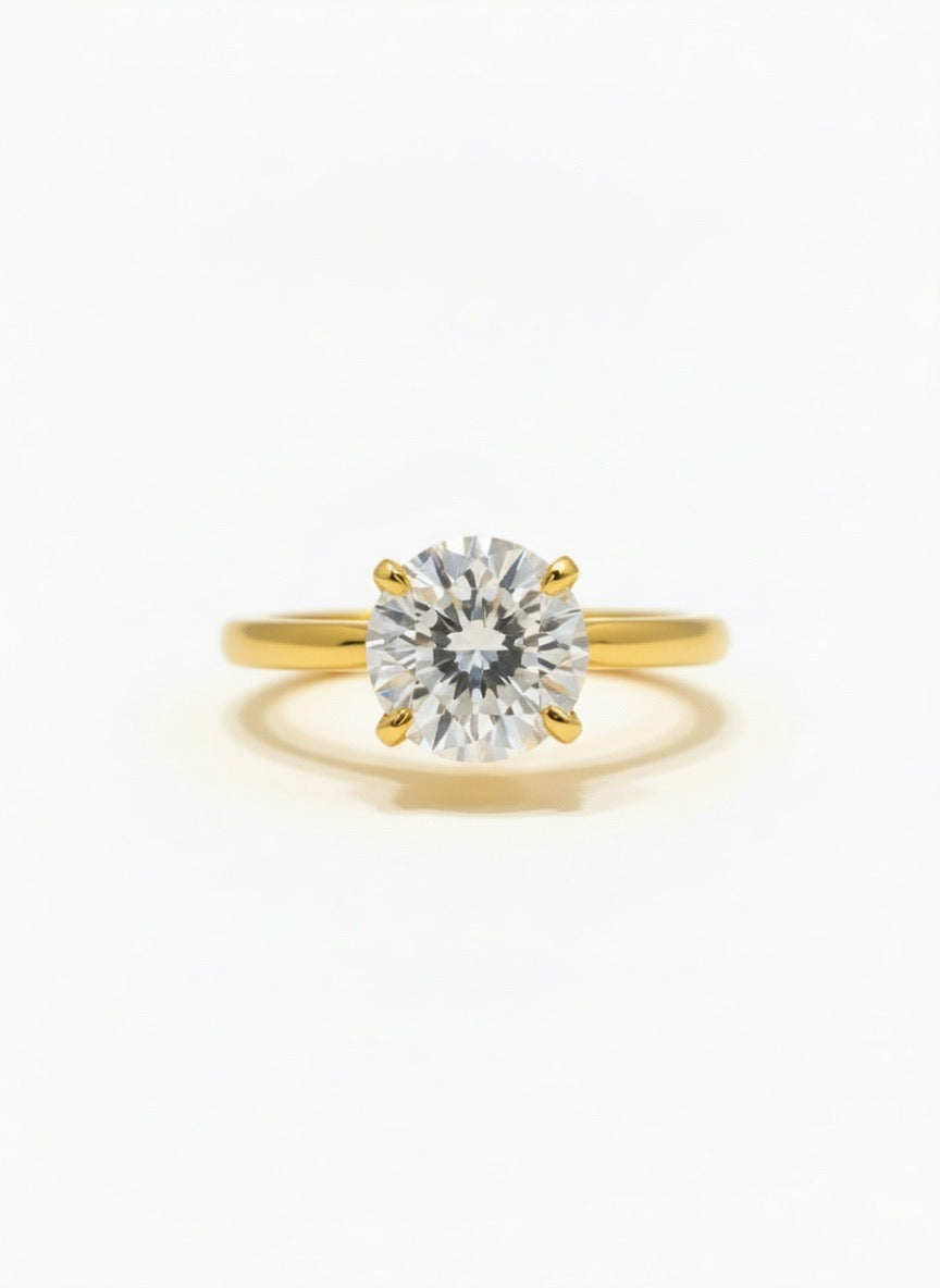The Round Classic Solitaire Engagement Ring - 2.00ct
