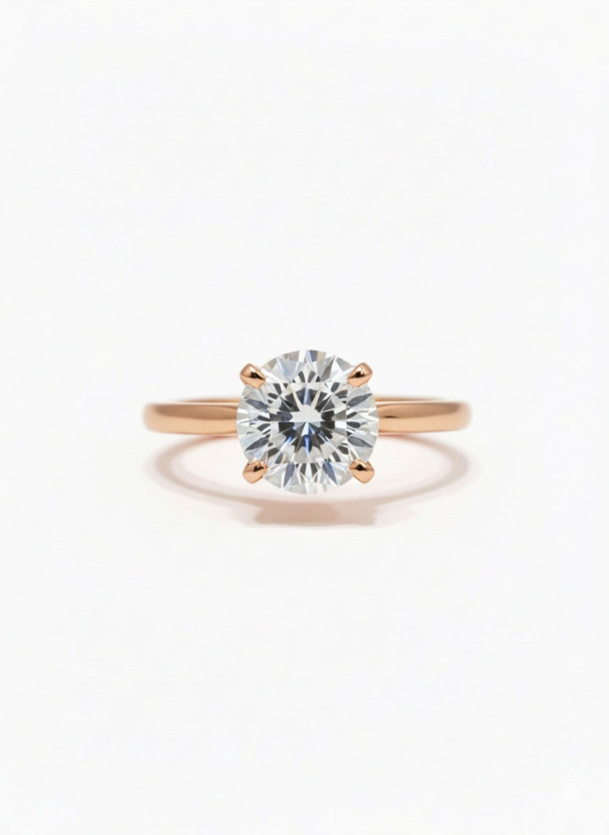 The Round Classic Solitaire Engagement Ring - 2.00ct
