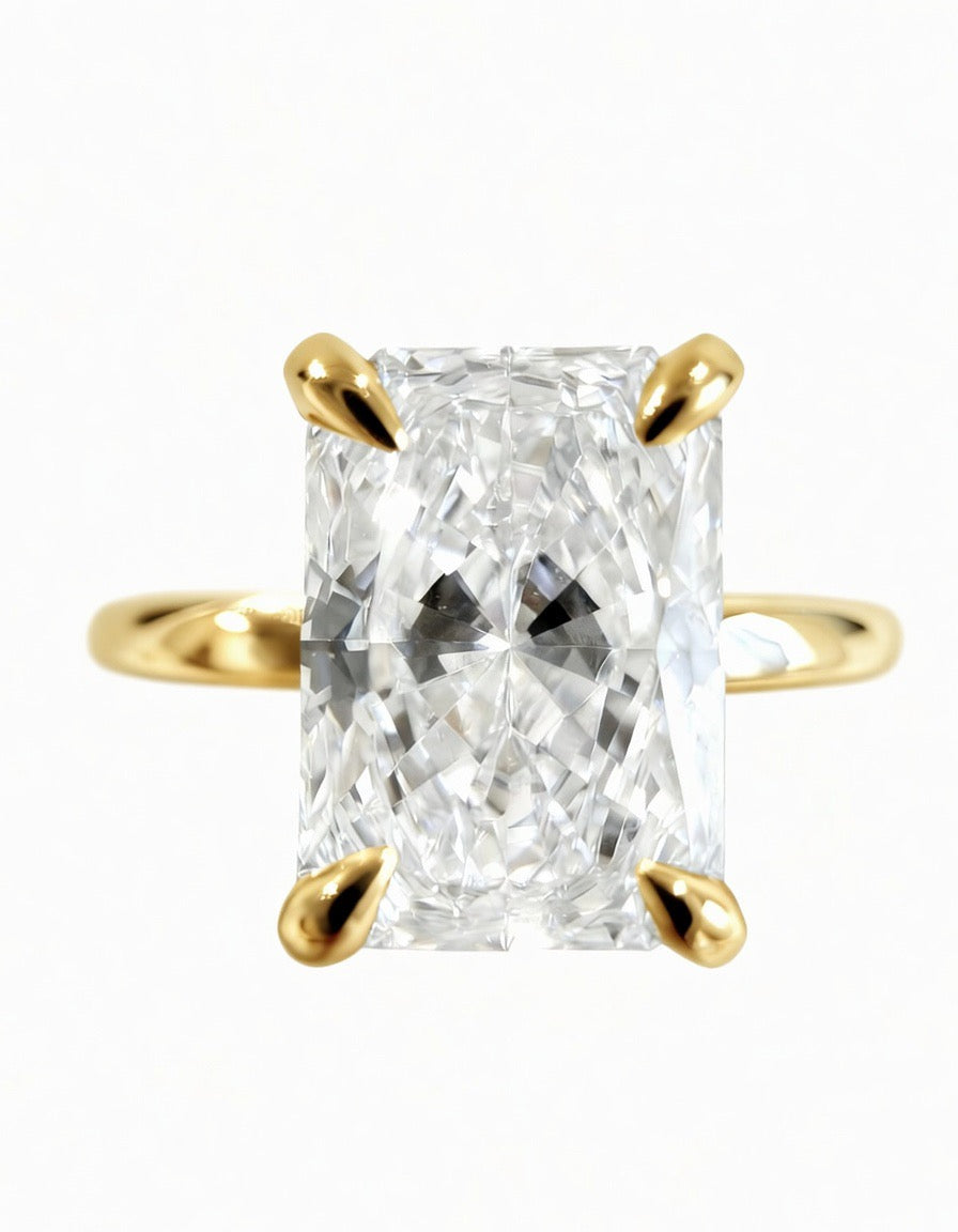 The Radiant Hidden Halo Engagement Ring - 1.60ct