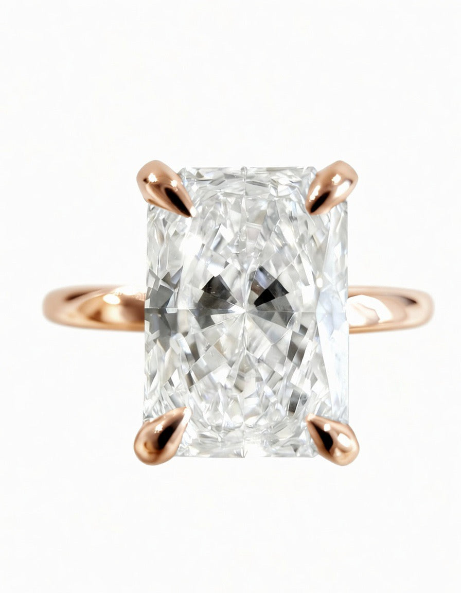 The Radiant Hidden Halo Engagement Ring - 1.60ct