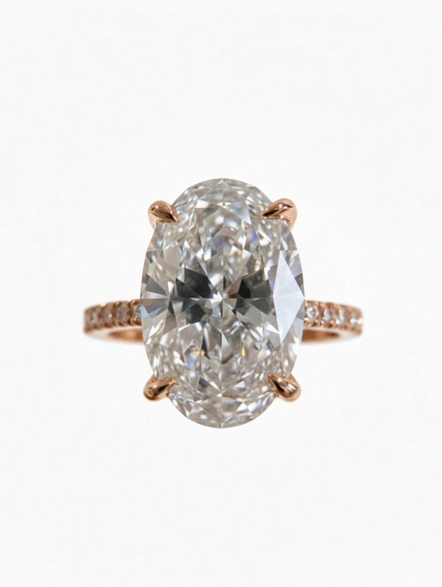 The Oval Solitaire Engagement Ring - 2.80ct