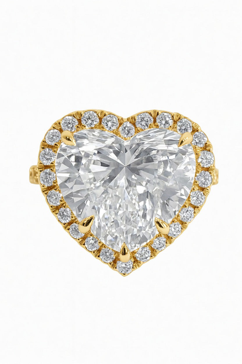 The Heart Halo Engagement Ring - 2.80ct