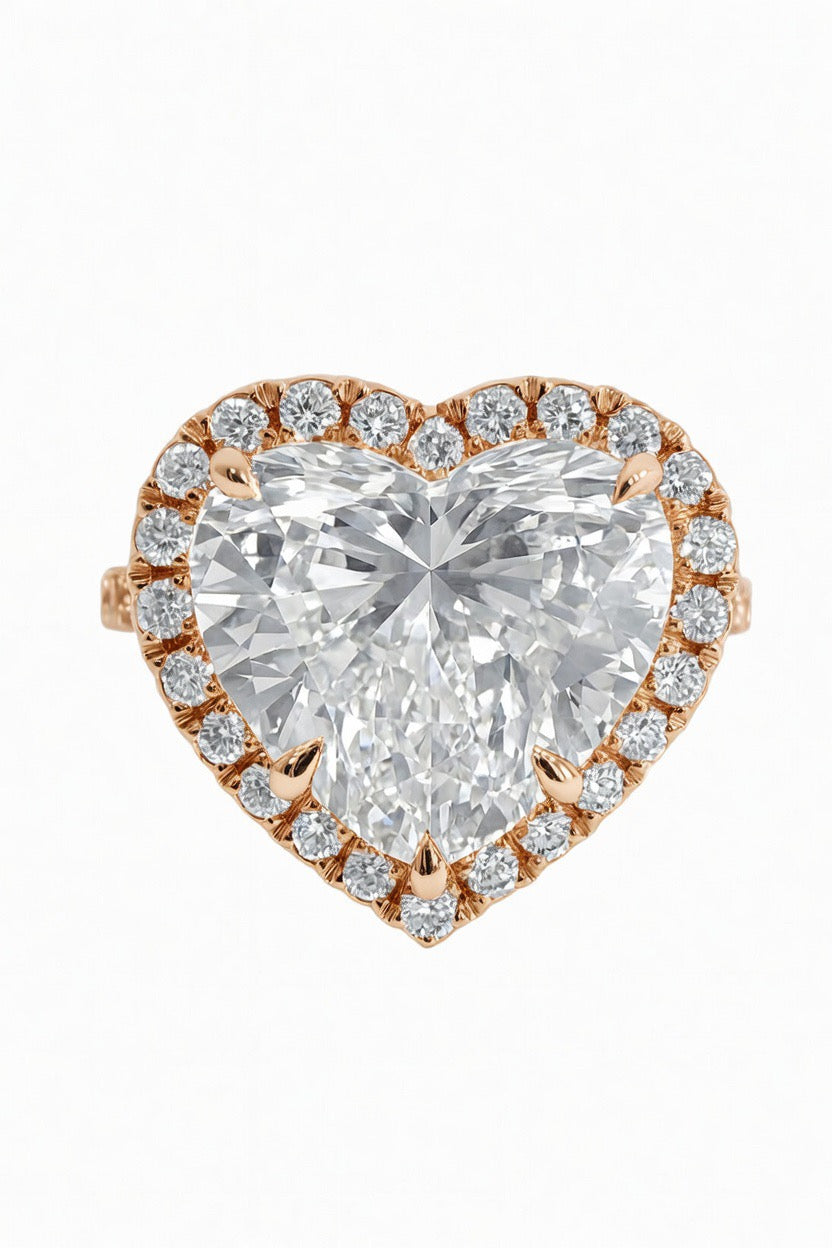 The Heart Halo Engagement Ring - 2.80ct