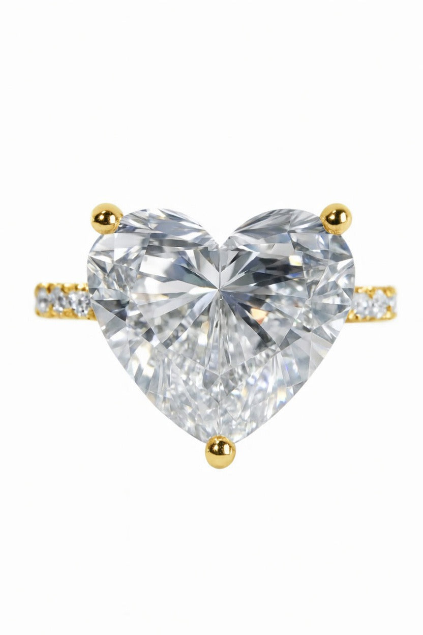 The Heart Solitaire Engagement Ring - 2.25ct