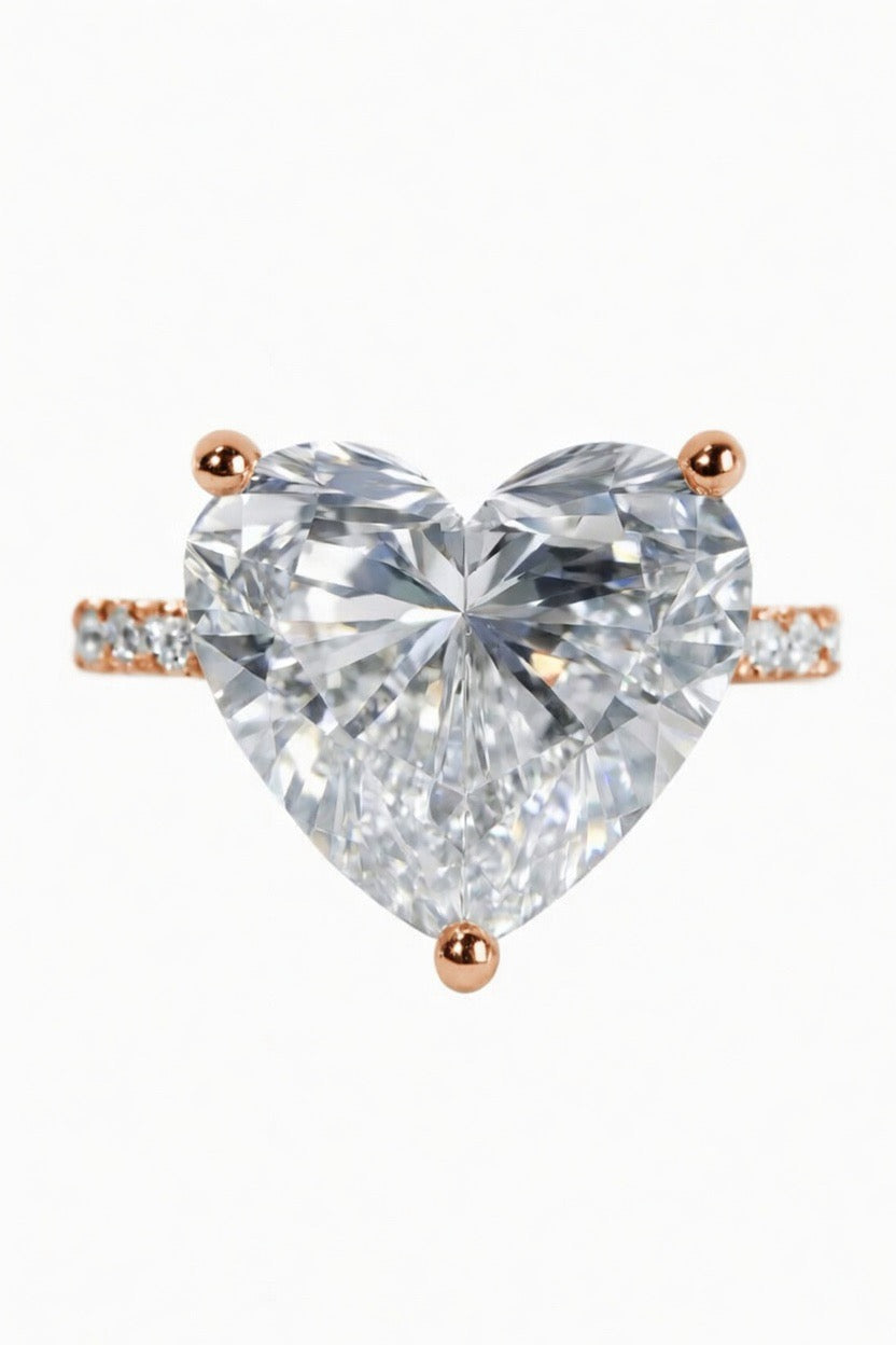 The Heart Solitaire Engagement Ring - 2.25ct