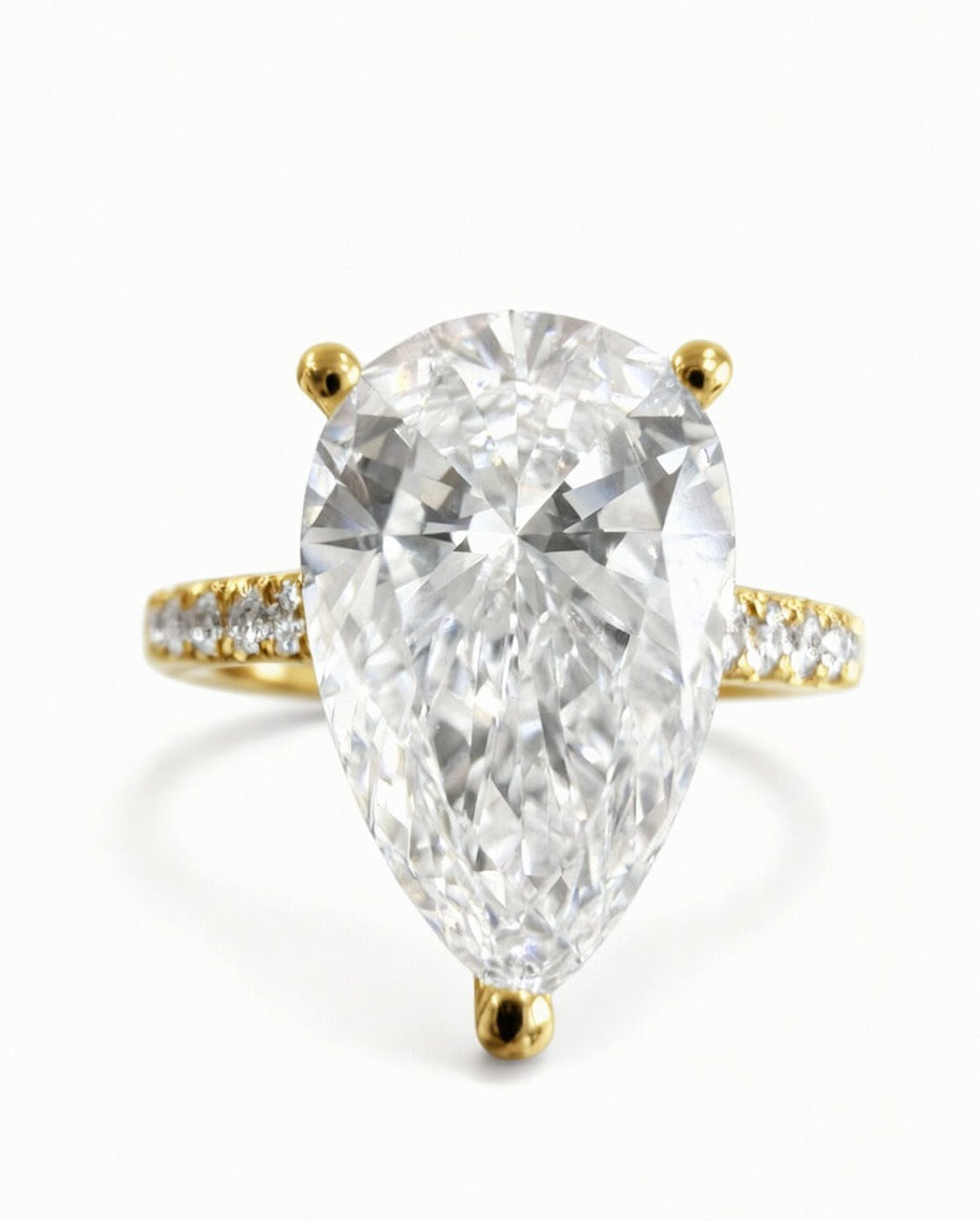 The Pear Solitaire Engagement Ring - 2.20ct