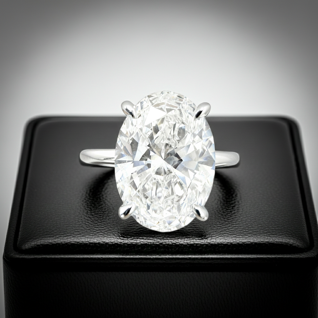 The Oval Classic Solitaire Engagement Ring - 2.00ct