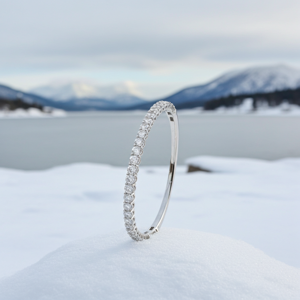 Round Diamond Bangle - 3.00ct