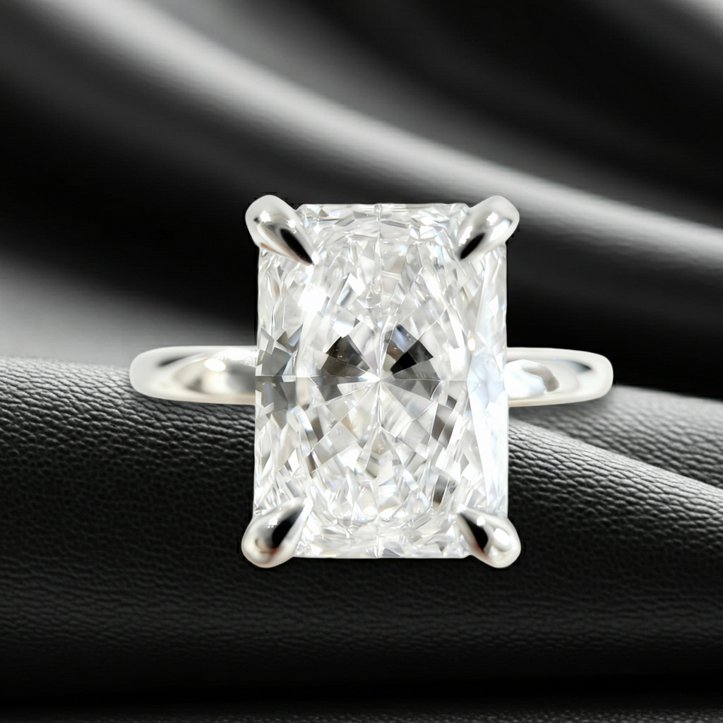 The Radiant Hidden Halo Engagement Ring - 1.60ct