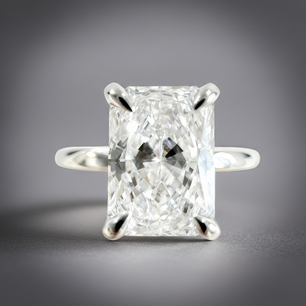The Radiant Hidden Halo Engagement Ring - 1.60ct