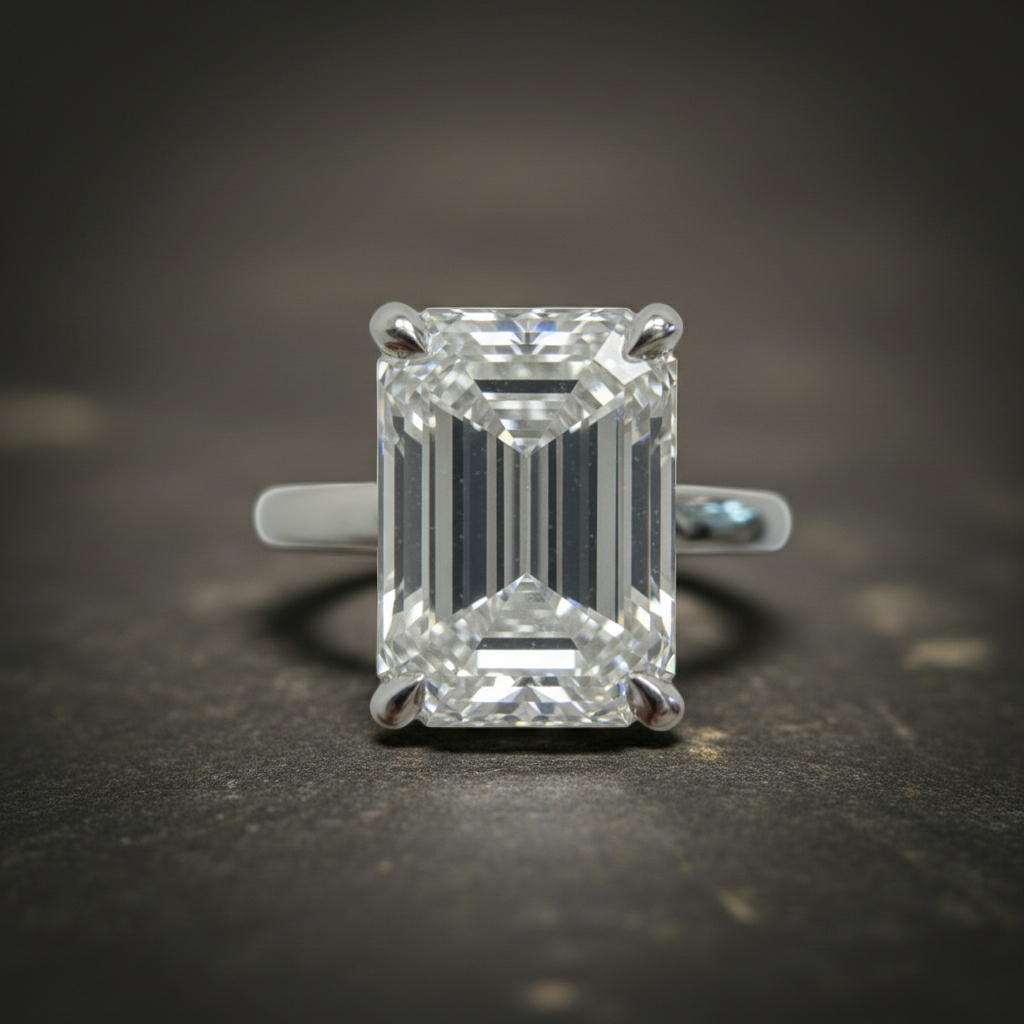 The Emerald Hidden Halo Engagement Ring - 2.60ct