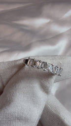 Half Eternity Band - Emerald Cut - 1.00ct