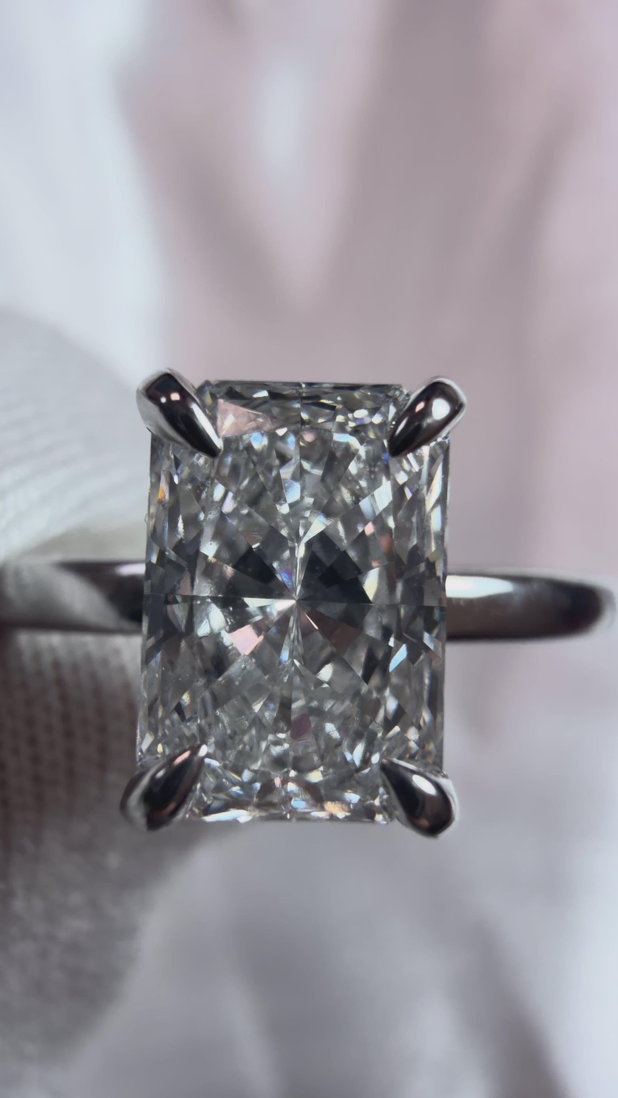 The Radiant Hidden Halo Engagement Ring - 1.60ct