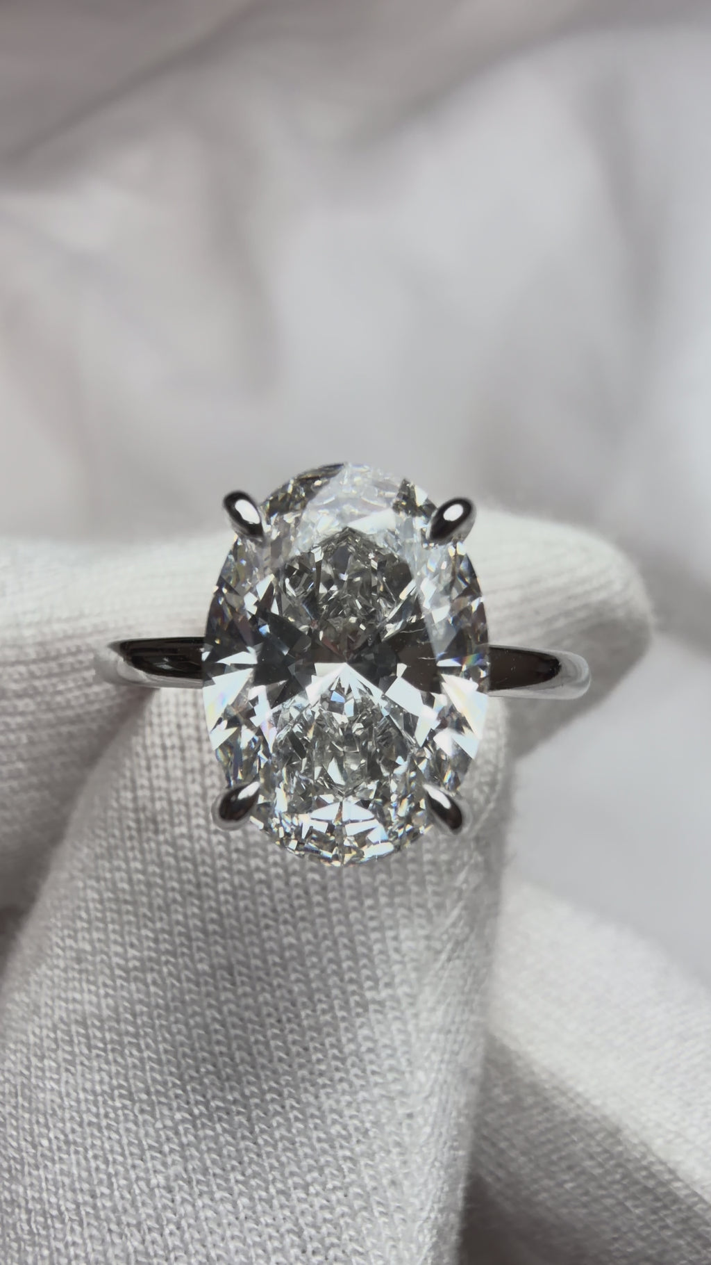 The Oval Classic Solitaire Engagement Ring - 2.00ct