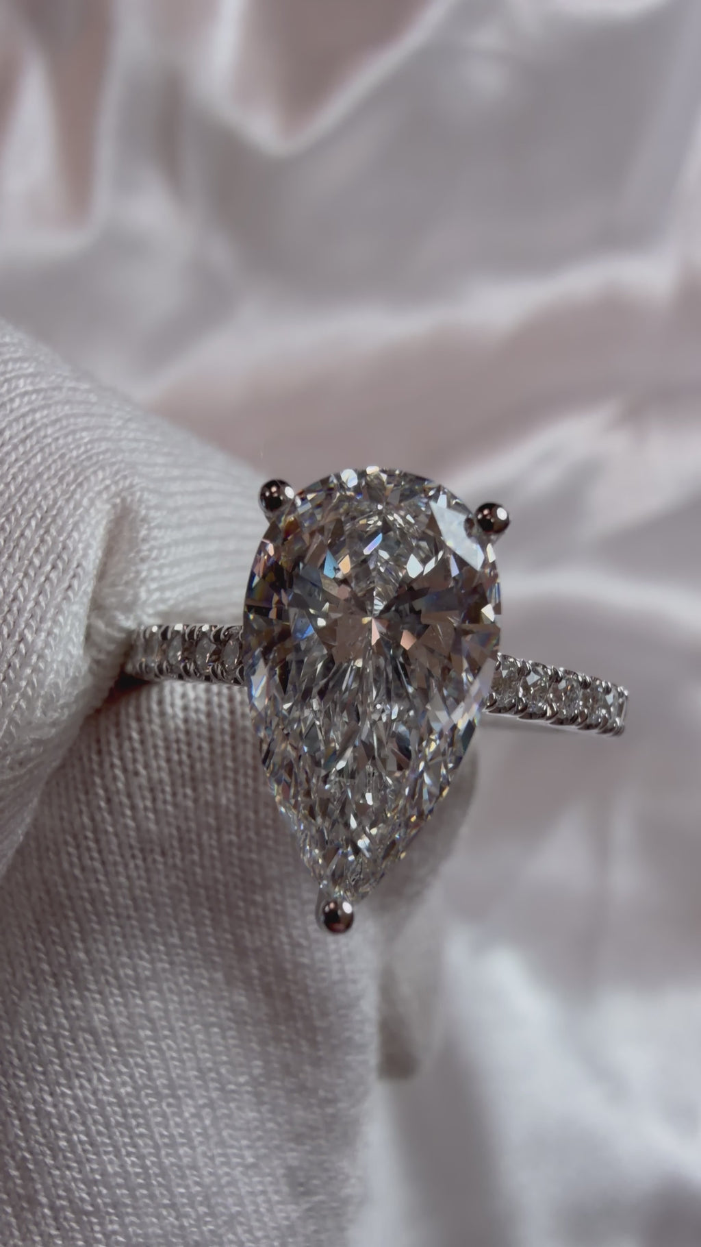 The Pear Solitaire Engagement Ring - 2.20ct
