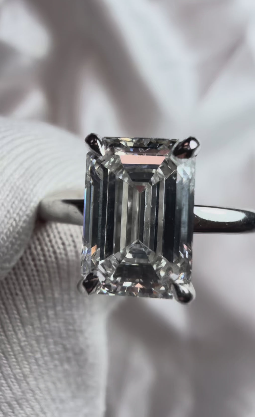 The Emerald Hidden Halo Engagement Ring - 2.60ct