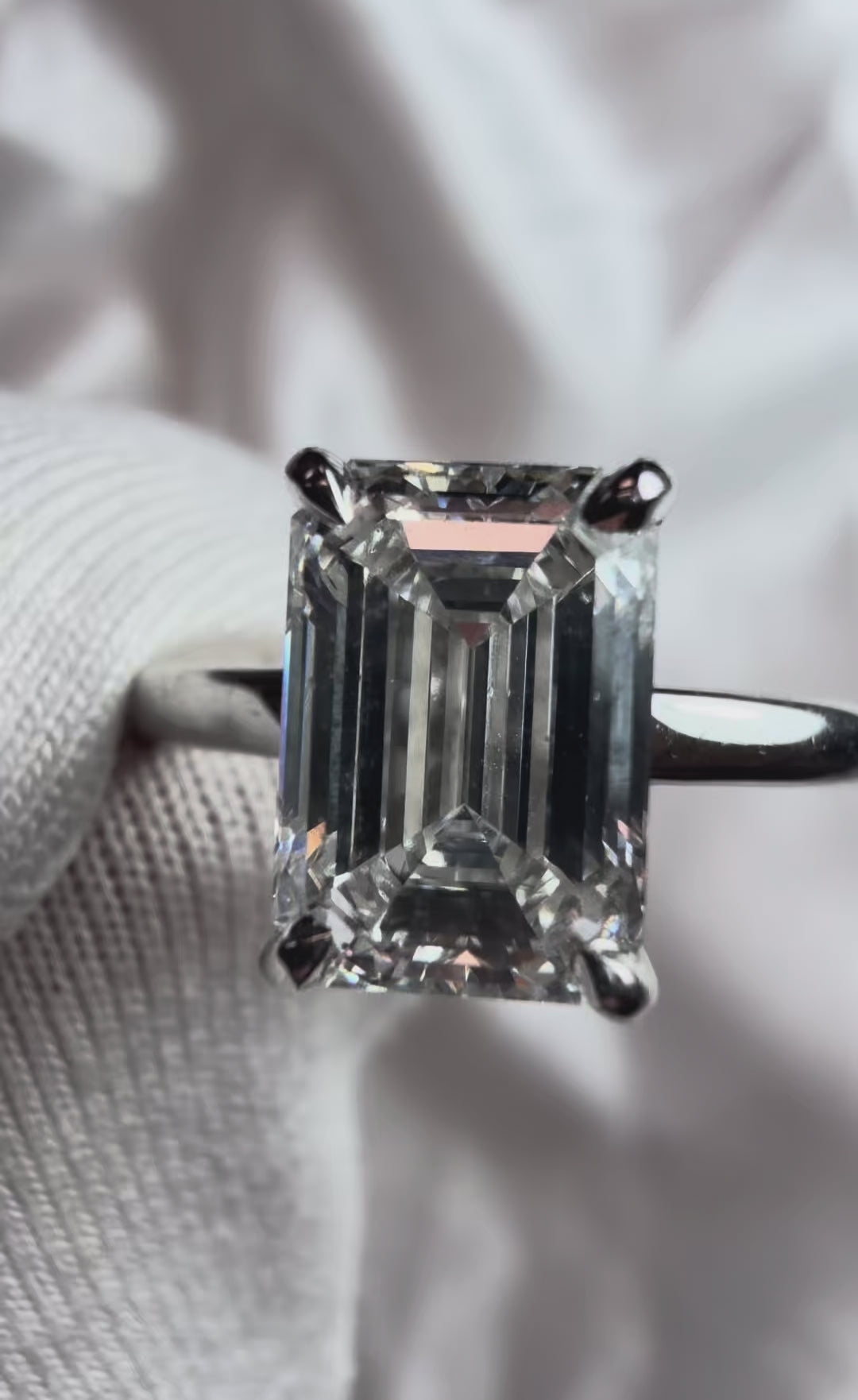 The Emerald Hidden Halo Engagement Ring - 2.60ct