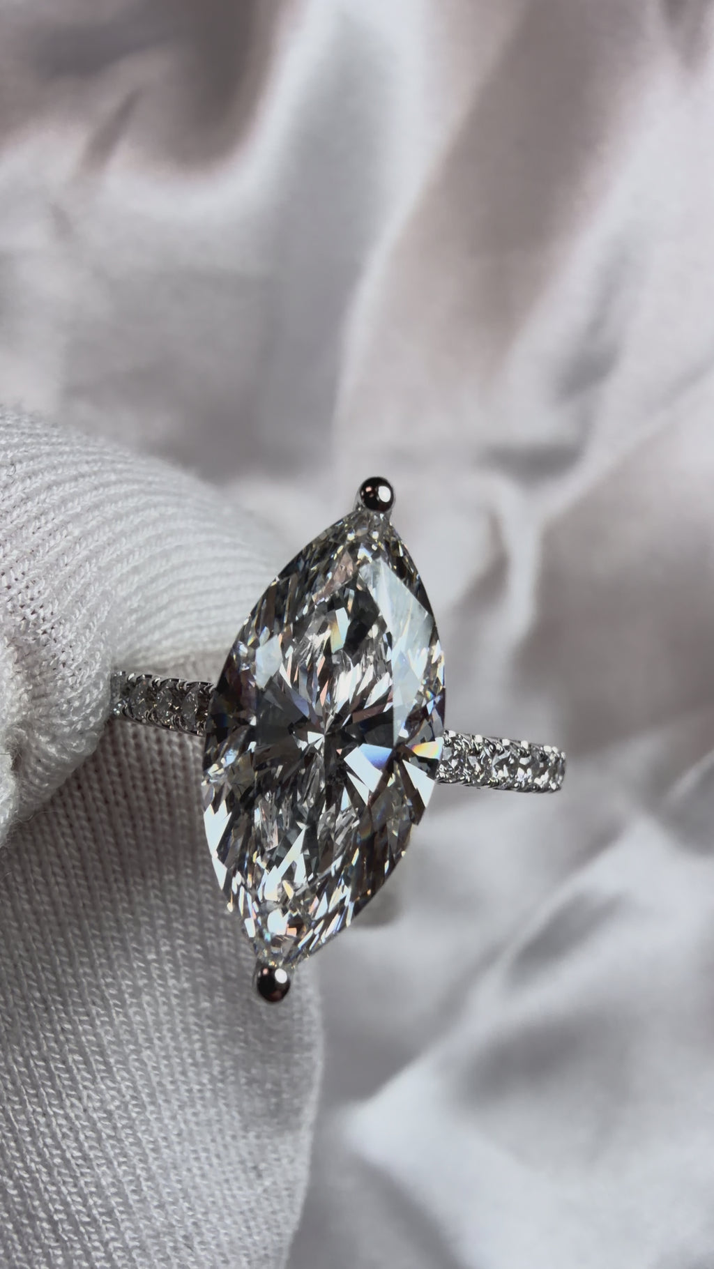 The Marquise Solitaire Engagement Ring - 2.20ct