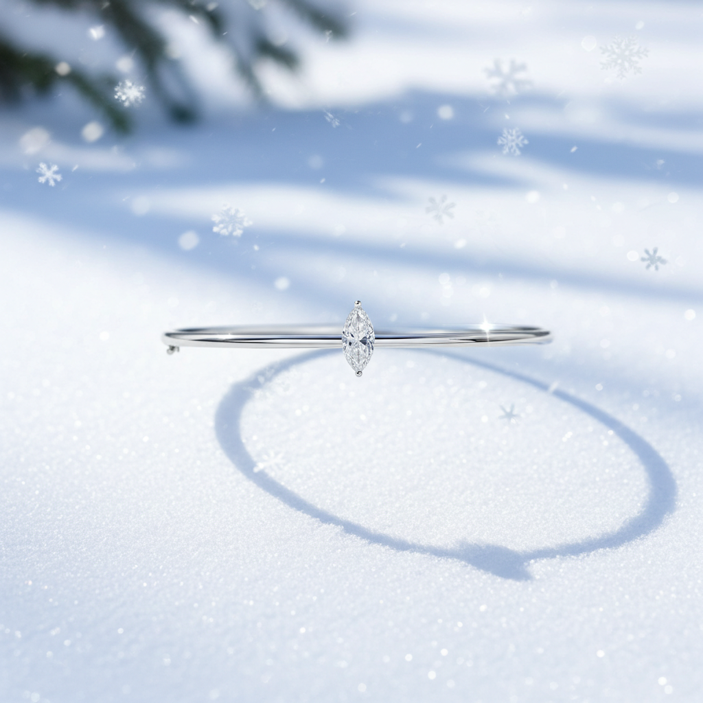 Marquise Diamond Bangle - 1.00ct