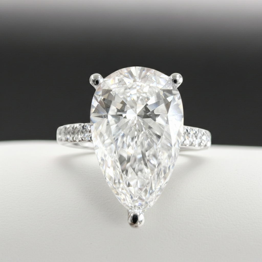 The Pear Solitaire Engagement Ring - 2.20ct