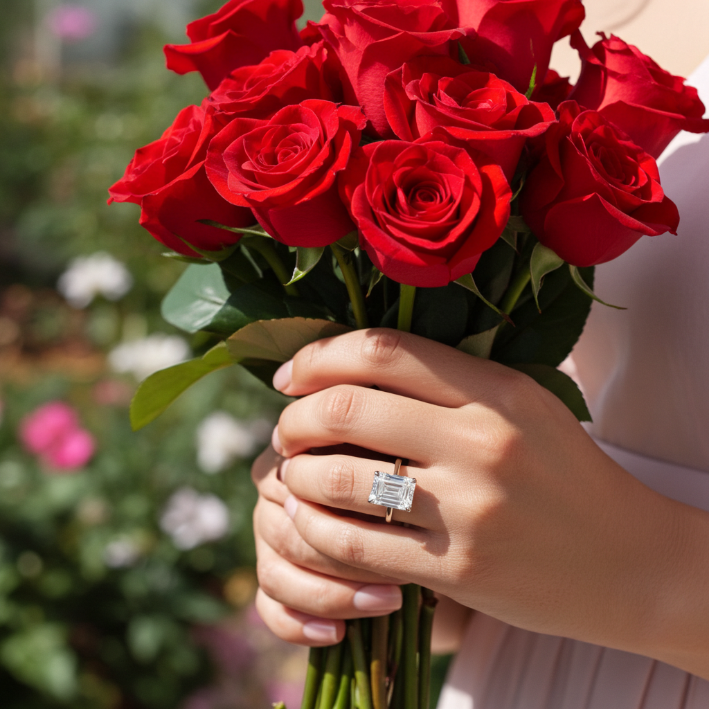 The Emerald Hidden Halo Engagement Ring - 2.60ct